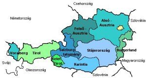 Ausztriai munka régiók